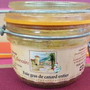 Foie gras de canard entier 90 gr bocal longue conservation