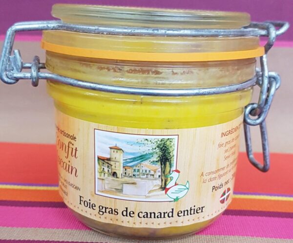 Foie gras de canard entier 180 gr, bocal longue conservation