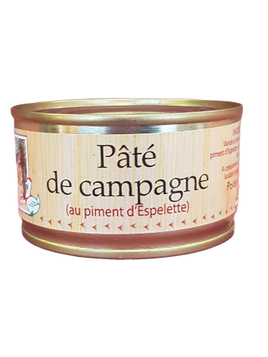 Pâté de campagne au Piment d'Espelette 200g