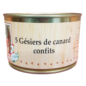 Gésiers de canard confits, 5 parts