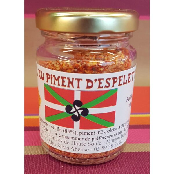 Sel au Piment d'Espelette