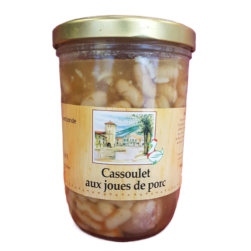 Cassoulet aux joues de porc confites 2 parts