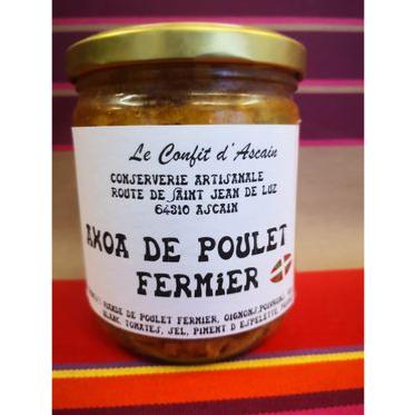 Axoa de poulet fermier 1 à 2 parts