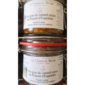 Foie gras de canard entier, Piment d'Espelette 180g