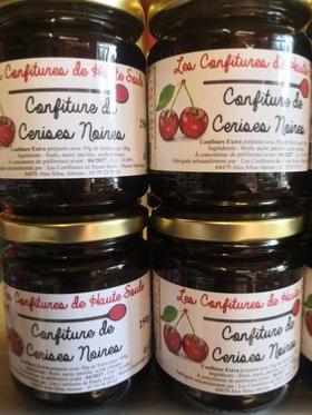 Confiture de cerises noires