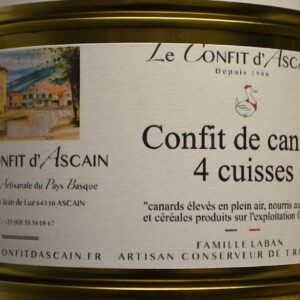 Confit de canard 4 cuisses