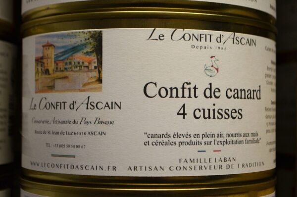 Confit de canard 4 cuisses