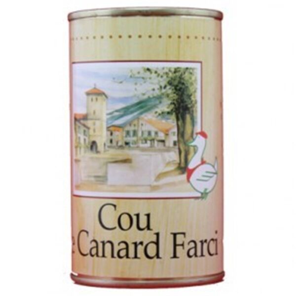 Cou de canard farci au foie gras 20%