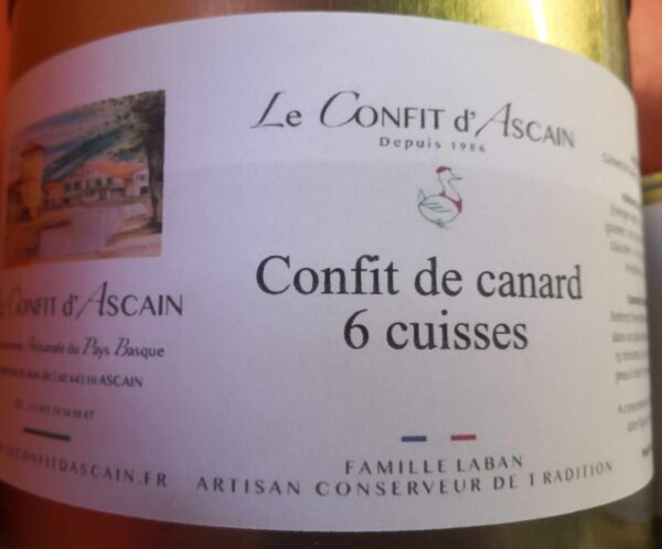 Confit de canard 6 cuisses