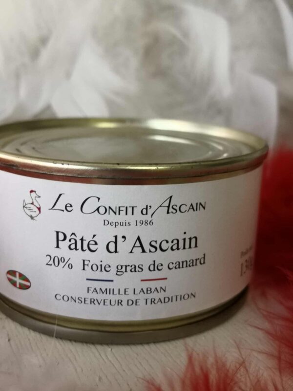 Pâté d'Ascain 200g, médaille d'argent au Concours Général Agricole 2024