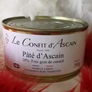 Pâté d'Ascain 130g, médaille d'argent au Concours Général Agricole 2024