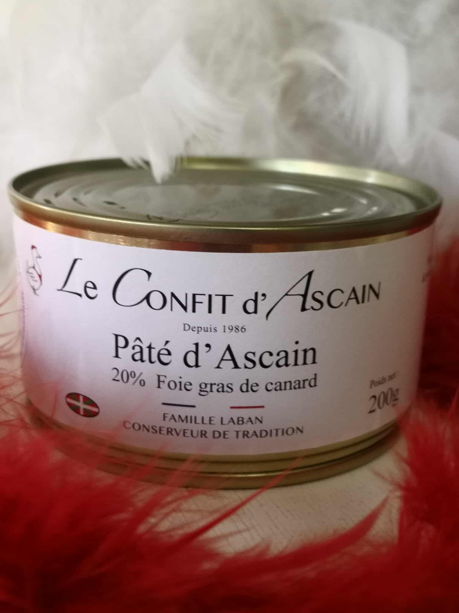 Pâté d'Ascain 130g, médaille d'argent au Concours Général Agricole 2024