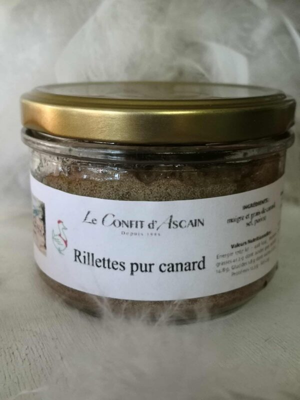 Rillettes pur canard 180g