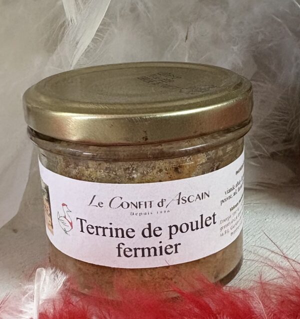 terrine de poulet fermier 90g